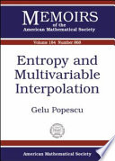 Entropy and multivariable interpolation