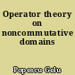 Operator theory on noncommutative domains
