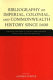 Bibliography of imperial, colonial, and Commonwealth history since 1600