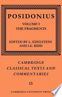 Posidonius : I : The fragments