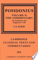 Posidonius : II : The commentary