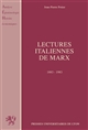 Lectures italiennes de Marx : les conflits d'interprétation chez les économistes et les philosophes : 1883-1983