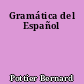 Gramática del Español