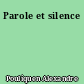 Parole et silence