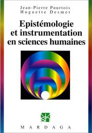Epistémologie et instrumentation en sciences humaines
