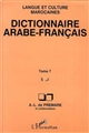 Dictionnaire arabe-français : Tome 7 : Š