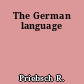 The German language