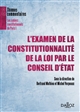 L'examen de la constitutionnalité de la loi par le Conseil d'Etat