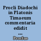 Procli Diadochi in Platonis Timaeum commentaria edidit : I : Livres 1-2