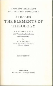 The elements of theology