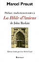 Préface, traduction et notes à "La Bible d'Amiens" de John Ruskin