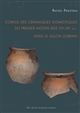 Corpus des céramiques domestiques du Premier Moyen Âge (VIe-XIIe siècles) dans le sillon lorrain