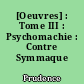 [Oeuvres] : Tome III : Psychomachie : Contre Symmaque