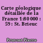 Carte géologique détaillée de la France 1:80 000 : 59 : St. Brieuc