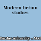 Modern fiction studies