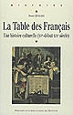 La table des Français : une histoire culturelle, XVe - début XIXe siècle