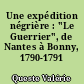 Une expédition négrière : "Le Guerrier", de Nantes à Bonny, 1790-1791