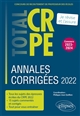 Annales corrigées du CRPE 2022 : concours 2023-2024