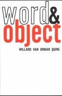 Word and object