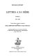 Lettres à sa mère : T. II : 1821-1825