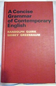 A grammar of contemporary English