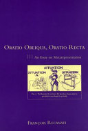 Oratio obliqua, oratio recta : an essay on metarepresentation