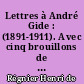 Lettres à André Gide : (1891-1911). Avec cinq brouillons de lettres d'André Gide à Henri de Régnier. Préface et notes par David J. Niederauer