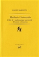 Mathesis universalis : L idée de mathématique universelle d Aristote à Descartes