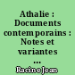 Athalie : Documents contemporains : Notes et variantes : Index grammatical : Lexique : Addenda à la bibliographie