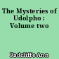 The Mysteries of Udolpho : Volume two
