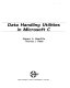 Data handling utilities in microsoft C