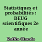 Statistiques et probabilités : DEUG scientifiques 2e année