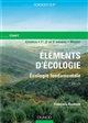Éléments d'écologie : [1] : Écologie fondamentale : cours