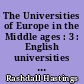 The Universities of Europe in the Middle ages : 3 : English universities : Student life