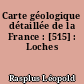 Carte géologique détaillée de la France : [515] : Loches