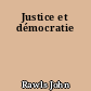 Justice et démocratie