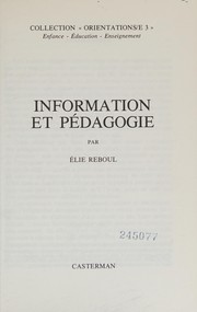 Information et pédagogie
