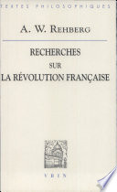 Recherches sur la Révolution française