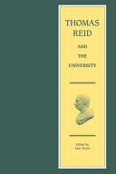 Thomas Reid and the university