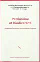 Patrimoine et biodiversité : cinquièmes rencontres patrimoniales de Périgueux, [2010]