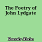 The Poetry of John Lydgate