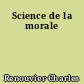 Science de la morale