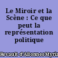 Le Miroir et la Scène : Ce que peut la représentation politique