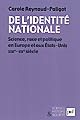 De l'identité nationale : science, race et politique en Europe et aux États-Unis, XIXe-XXe s.