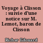 Voyage à Clisson : suivie d'une notice sur M. Lemot, baron de Clisson