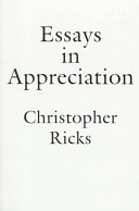 Essays in appreciation