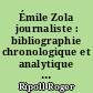 Émile Zola journaliste : bibliographie chronologique et analytique : 2 : L̀e Sémaphore de Marseille' : 1871-1877