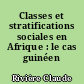 Classes et stratifications sociales en Afrique : le cas guinéen