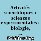 Activités scientifiques : sciences expérimentales : biologie, physique, technologie : cycle moyen, CM 1