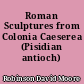 Roman Sculptures from Colonia Caeserea (Pisidian antioch)